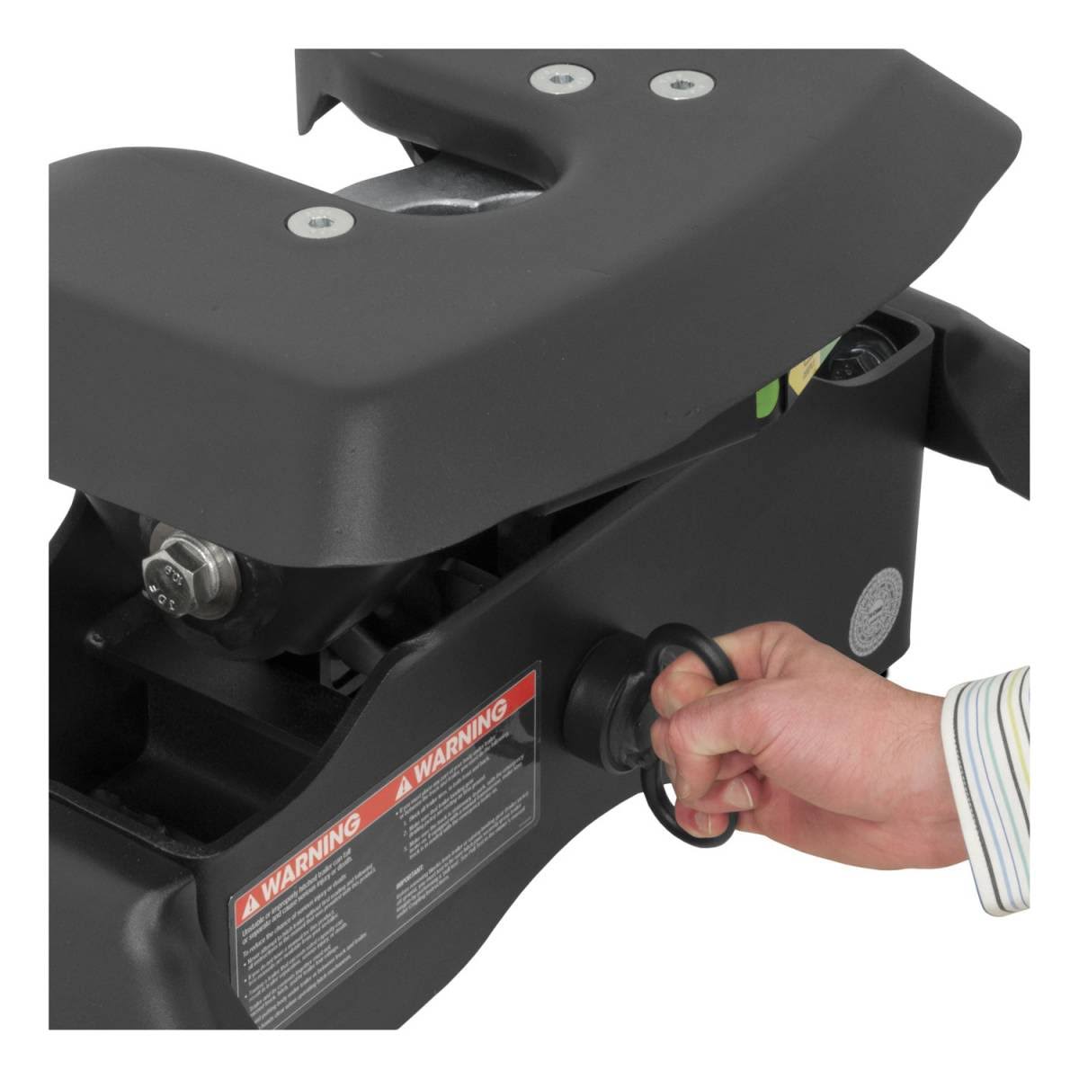 Curt 16621 A16 5th Wheel Hitch with Roller u0026 Rails