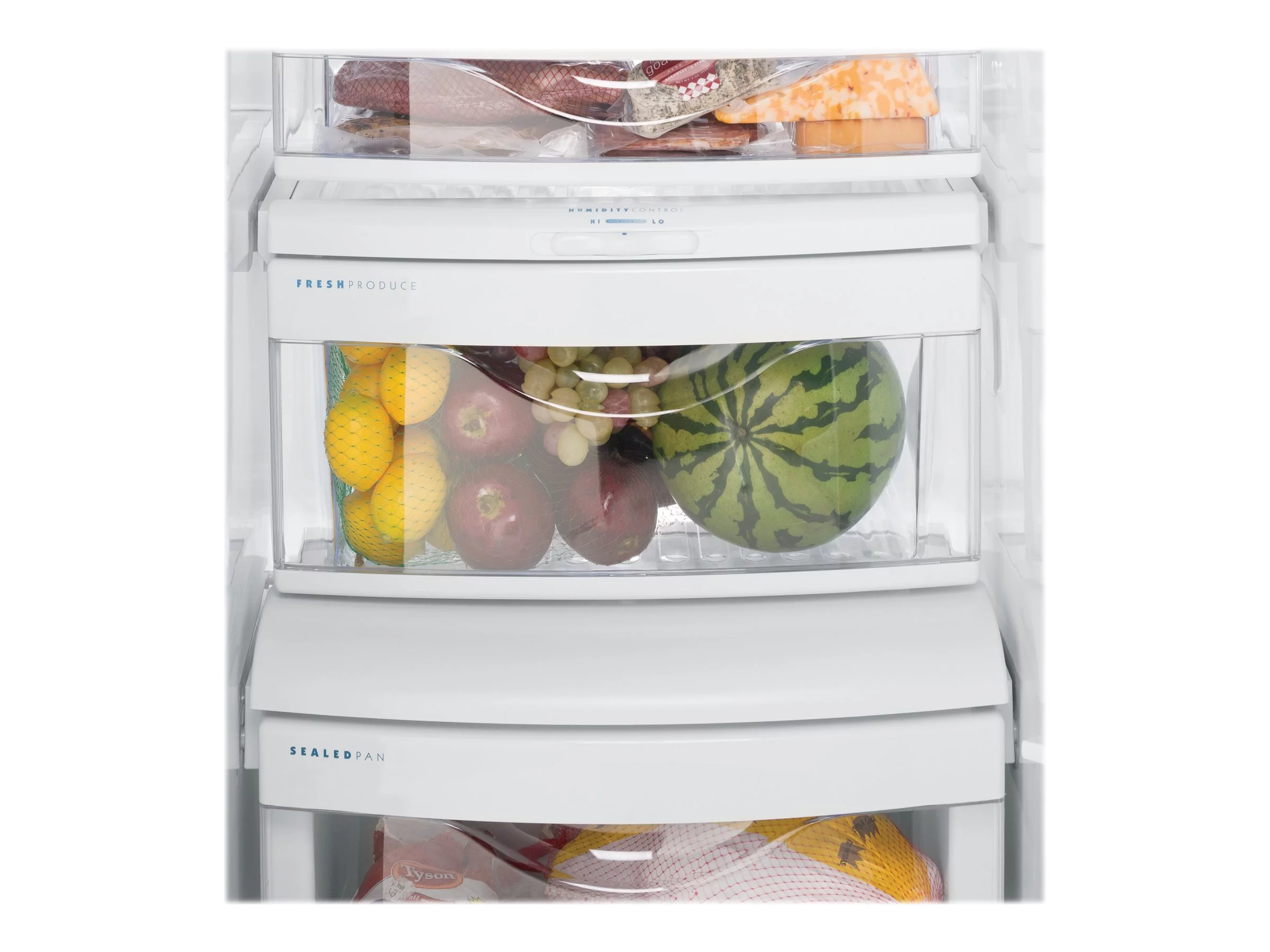 "GE Profile PSS28KSHSS - Refrigerator/freezer - side-by-side with water dispenser, ice dispenser - width: 35.7 in - depth: 36 in - height: 69.3 in - 28.4 cu. ft - stainless steel/dark gray"