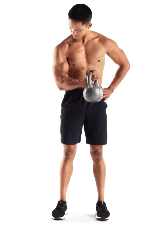 Weider, 30lb Cast Iron Hammertone Finish Kettlebell, Single
