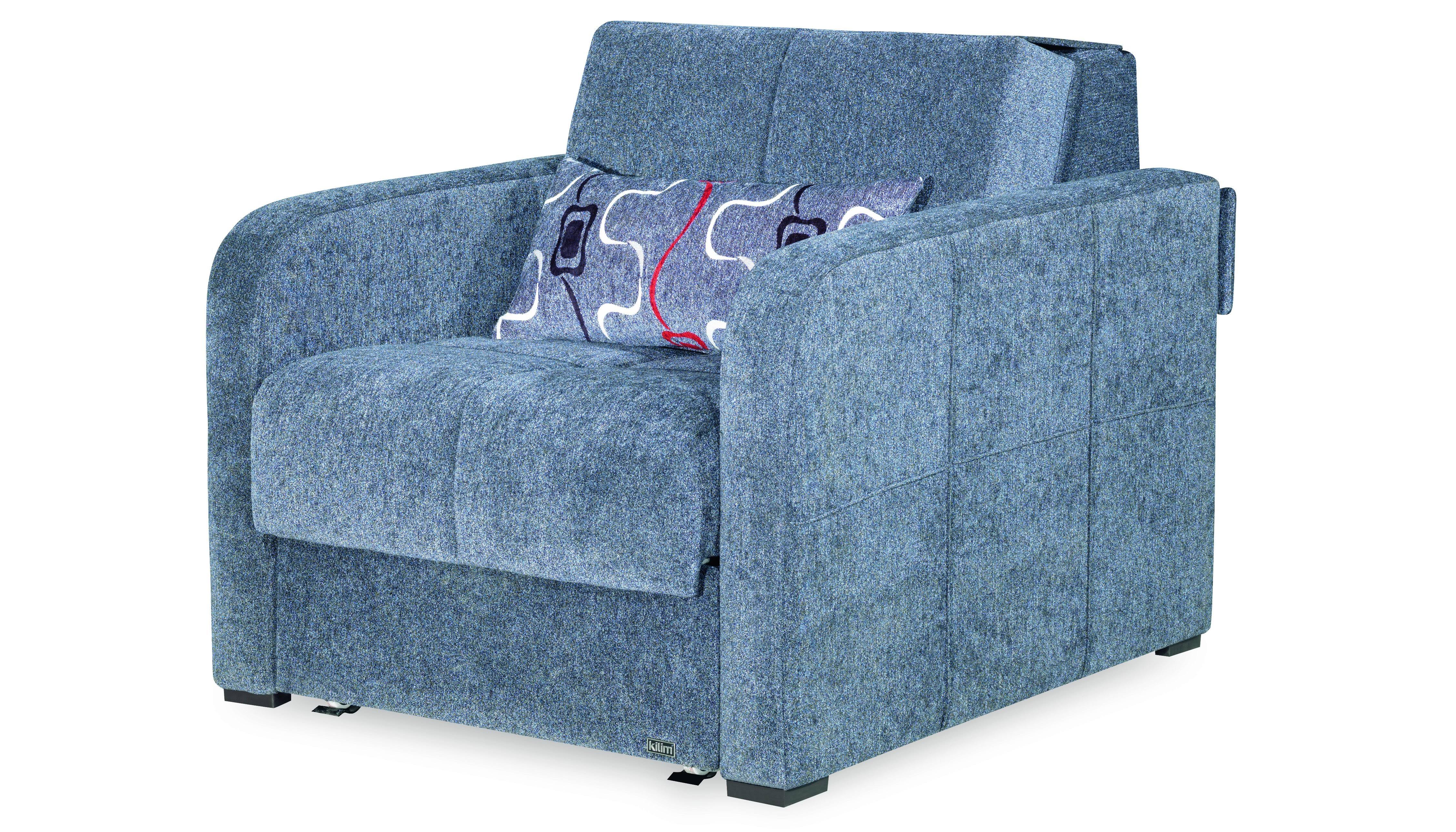 Casamode Ferra Fashion Chair Sleeper Gray Chennile
