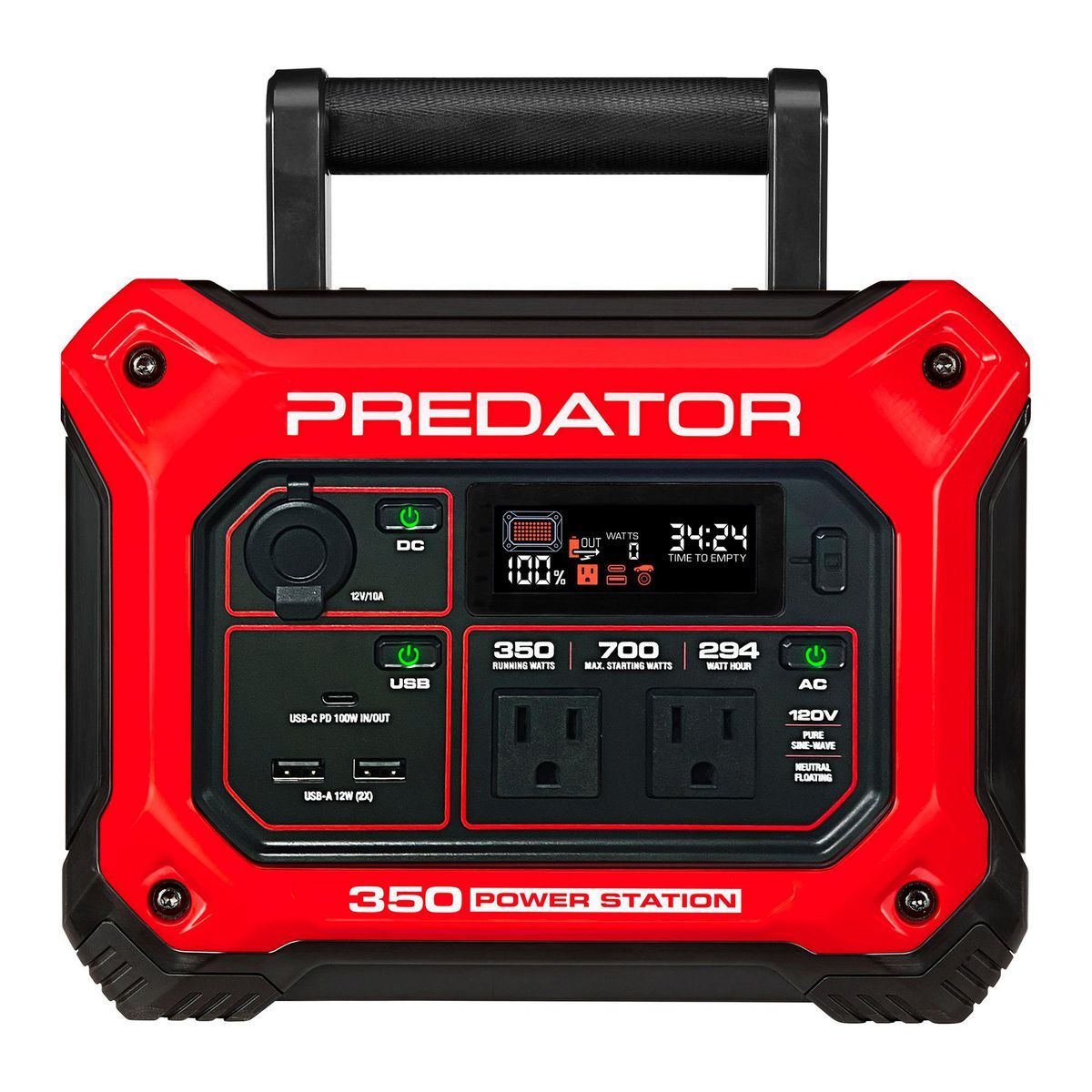 PREDATOR 350 Watt Power Station, 294 Wh Capacity