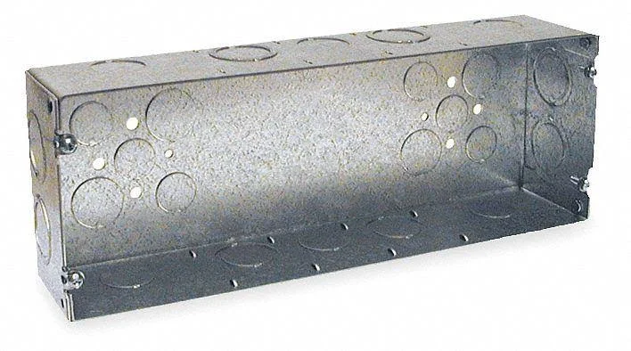 Raco Electrical Box, Gang, Number of Gangs 5, Galvanized Steel, 2 1/2 in Nominal Depth - 944