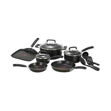 T-Fal B061sc64 Non-Stick Cookware Set, Aluminum, 12-Piece