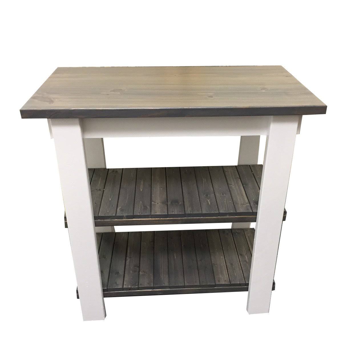 Cottage Kitchen Island 30x22