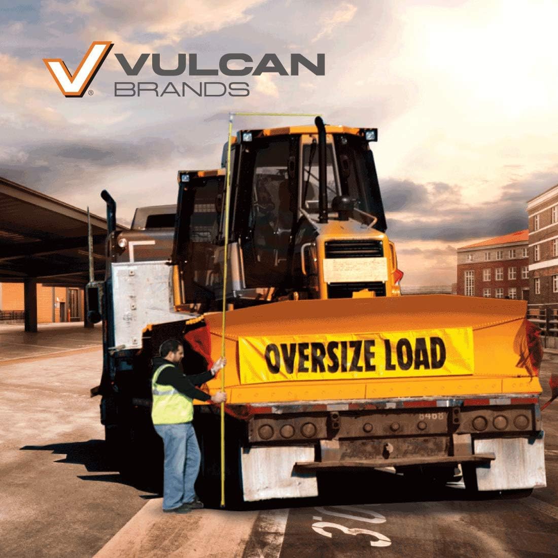 VULCAN The Original Quick Click Height Stick - Measures Up to 15 Feet