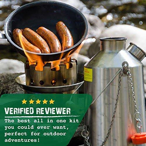 Camp Stove by Kelly Kettle. This Large Aluminum Base Camp Cook Stove,