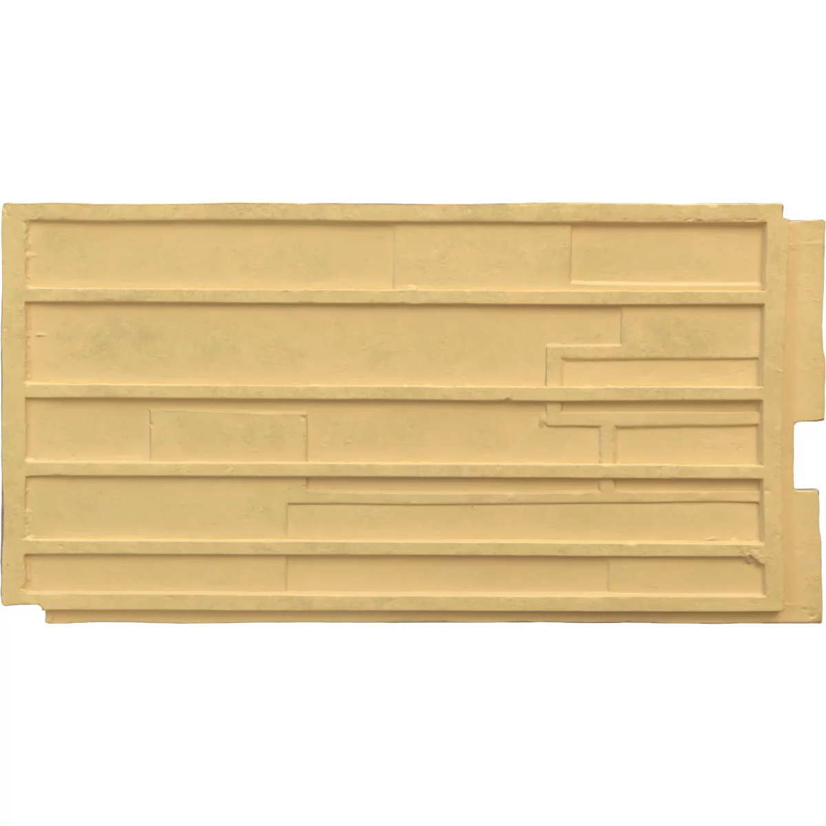 Ekena Millwork 45 3/4"W x 24 1/2"H x 1 1/4"D Canyon Ridge Stacked Stone, StoneWall Faux Stone Siding Panel, Autumn Bronze