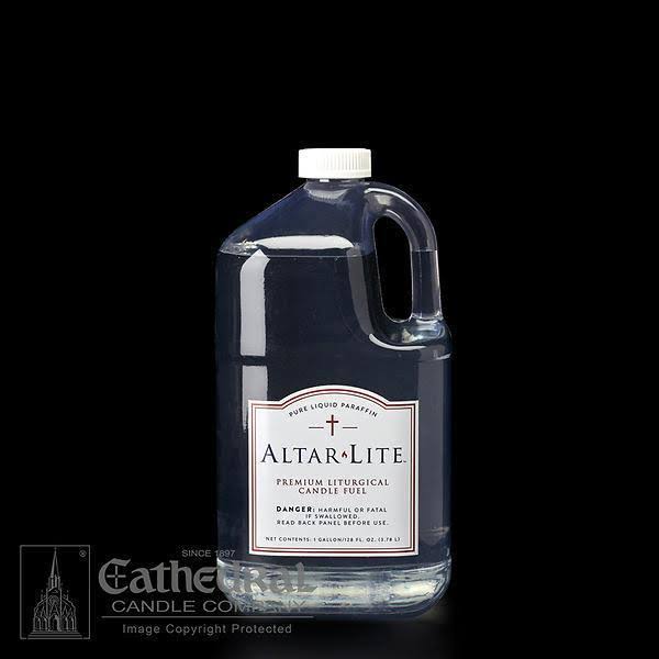 Cathedral Altar Lite Pure Liquid Paraffin Wax - Case of 4, 1 Gallon Co