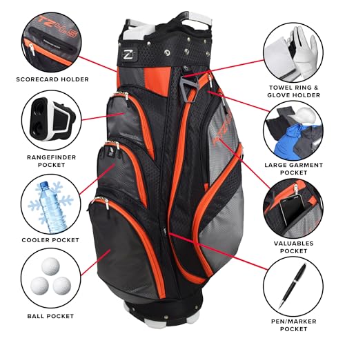 Hot-Z Golf 4.5 Premium 14 Way Divider Cart Bag