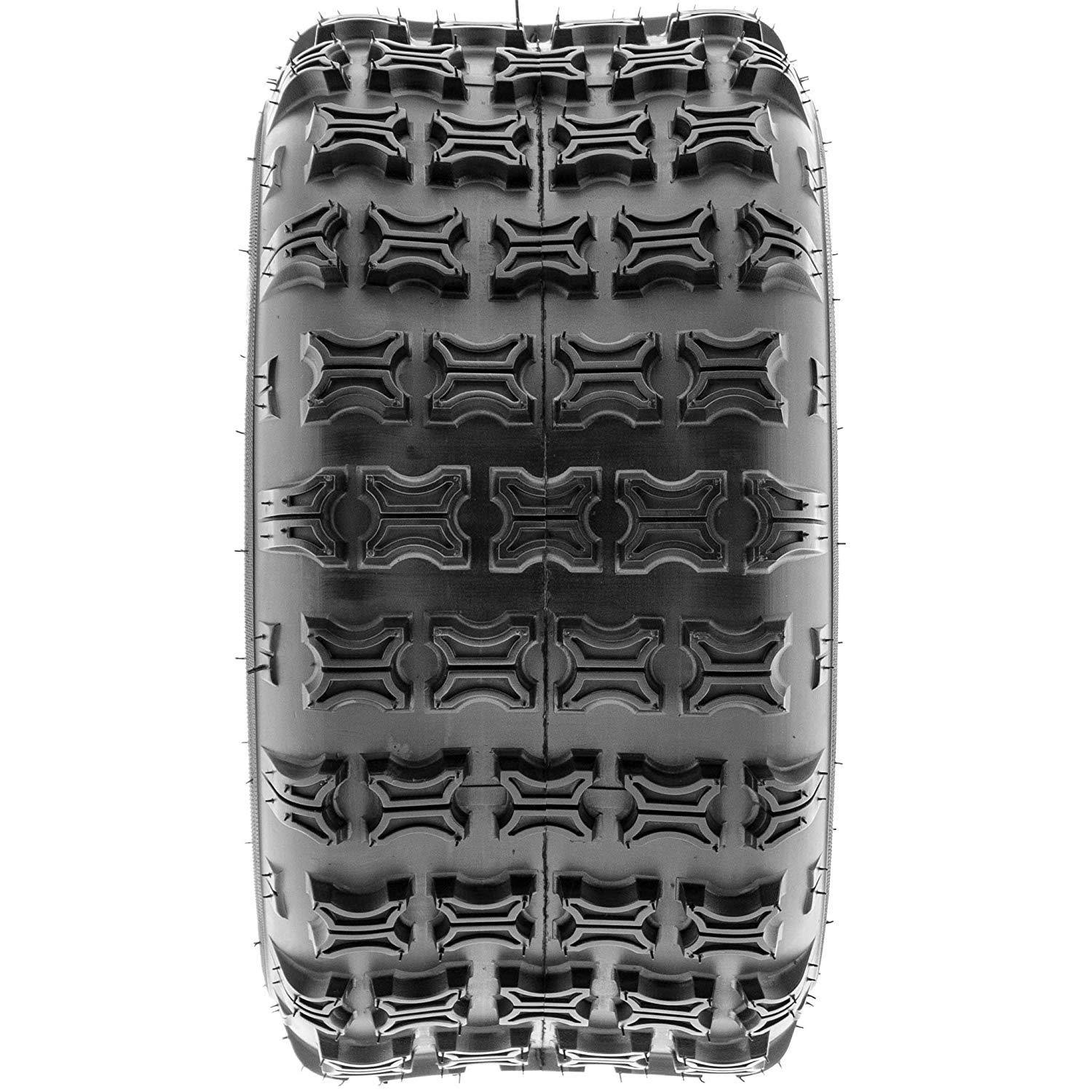 Sunf Rear ATV x Knobby Tires 18x9.5-8 18x9.5x8 4 PR A018 Set Pair of 2