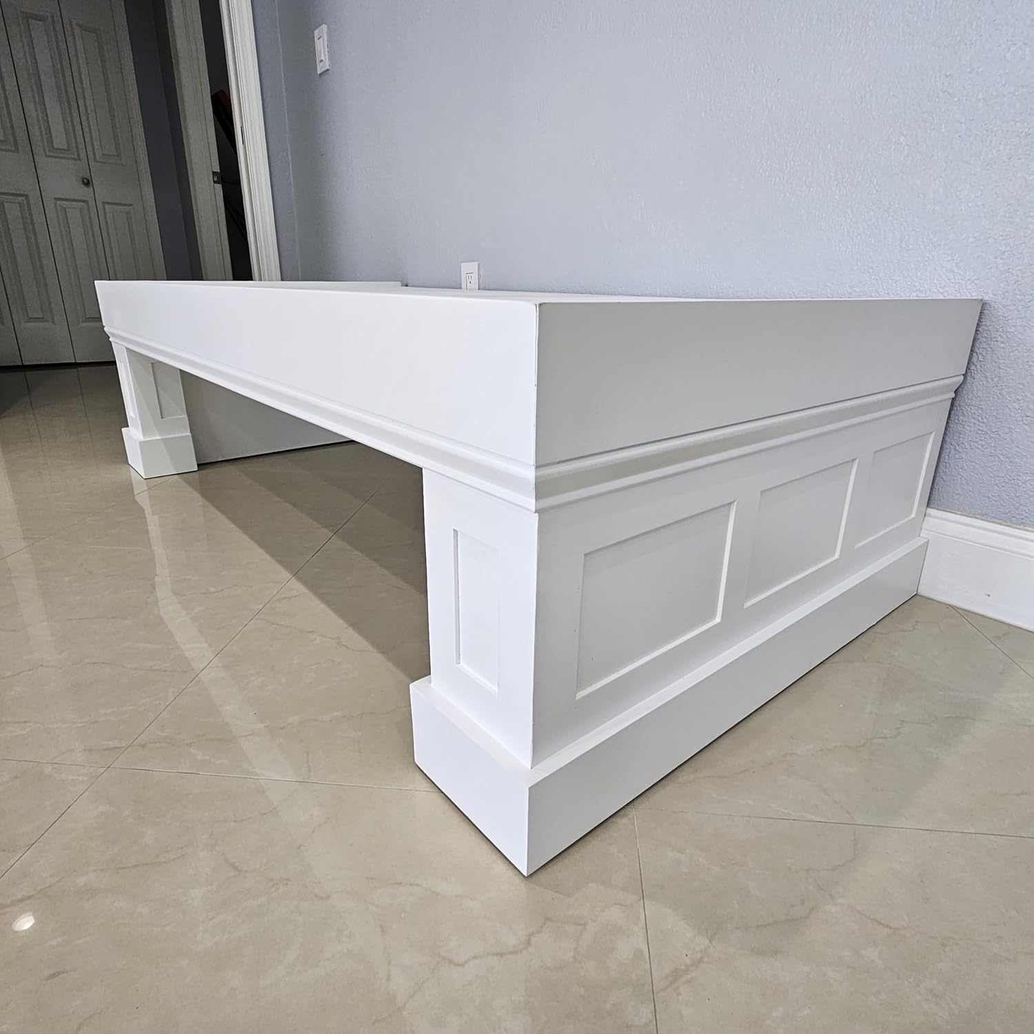 LaundryRise Handcrafted Laundry Washer and Dryer Pedestal Raiser Platform works with most of the Washers and Dryers Pair on the market Additional Laundry Storage made out of solid wood, 53-60" wide