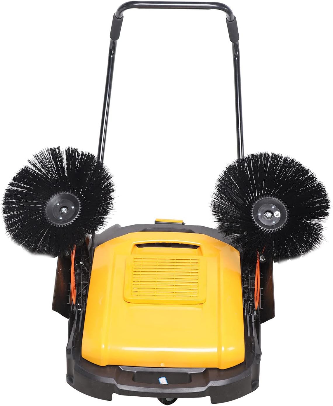 41'' Walk-Behind Sweeper Outdoor Hand Push Floor Sweeper Non Electric Yard Sweeper Outdoor Floor Sweeper Manual Pavement Sweeping Broom