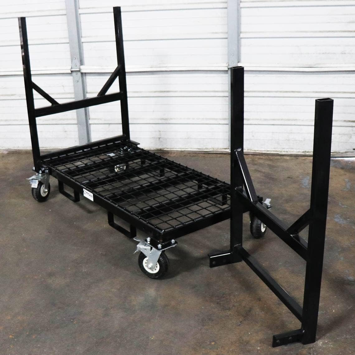 Titan Attachments Mobile Industrial Bar Cradle Cart Truck HD Locking Casters