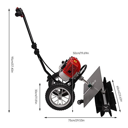 Sweeper Broom Driveway Turf Grass for Clearing Walkway and Grooming Lawns