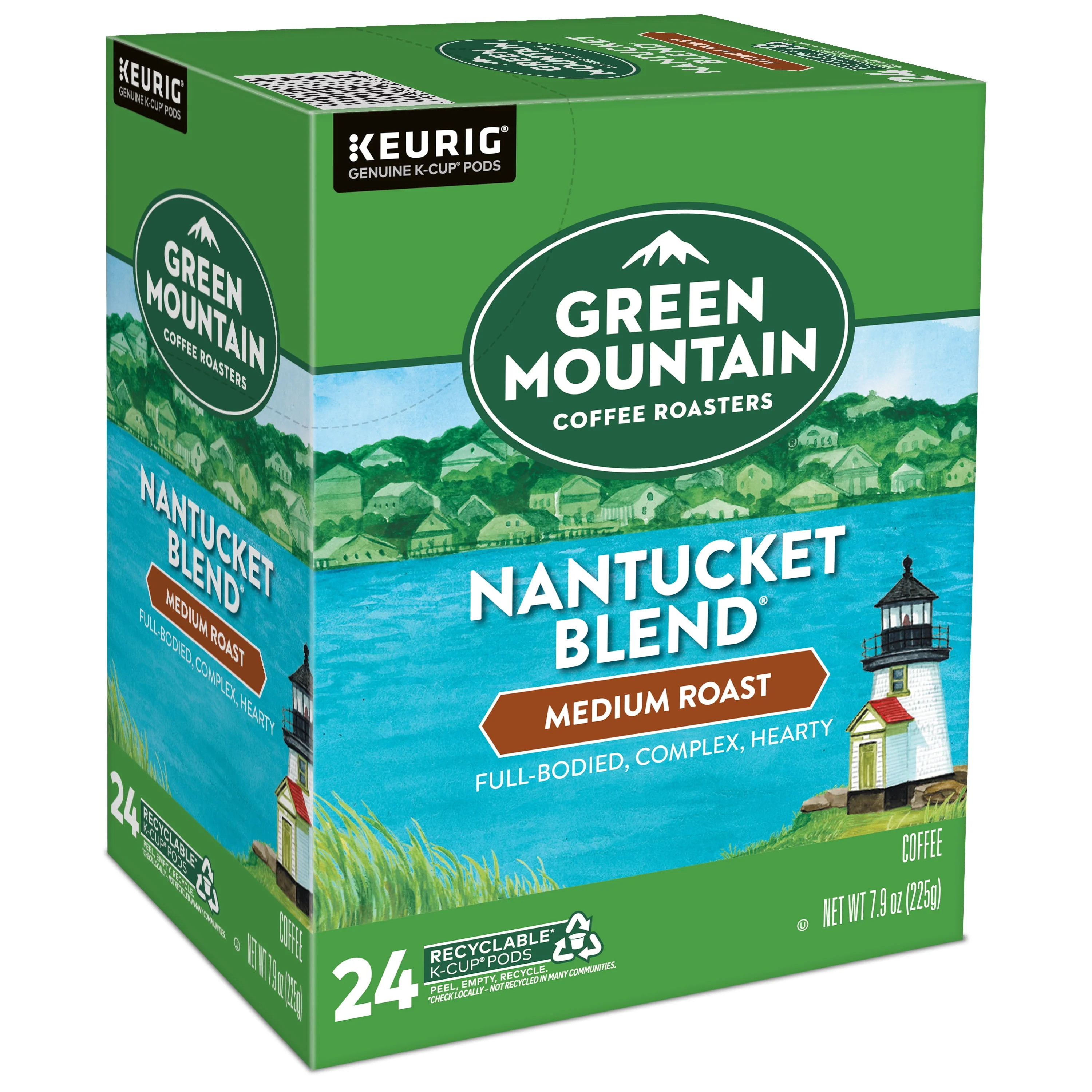 Green Mountain Coffee Roasters, Nantucket Blend Medium Roast K-Cup Coffee Pods, 24 Count