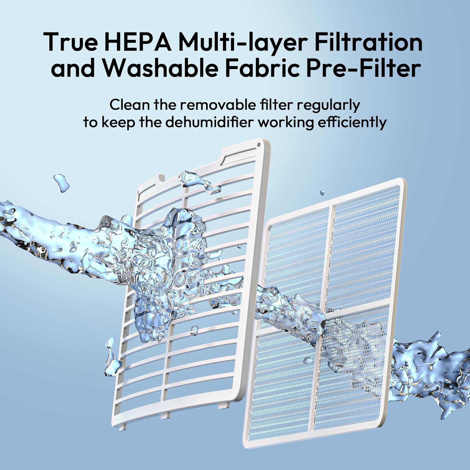 2000 Sq Ft 30 Pints Dehumidifiers for Large Room, Basements, Home, Bathroom, Bedroom, with Auto or Manual Drainage | 36db Industry Leading Noise Reducing | Air Filter, Three Operation Modes,