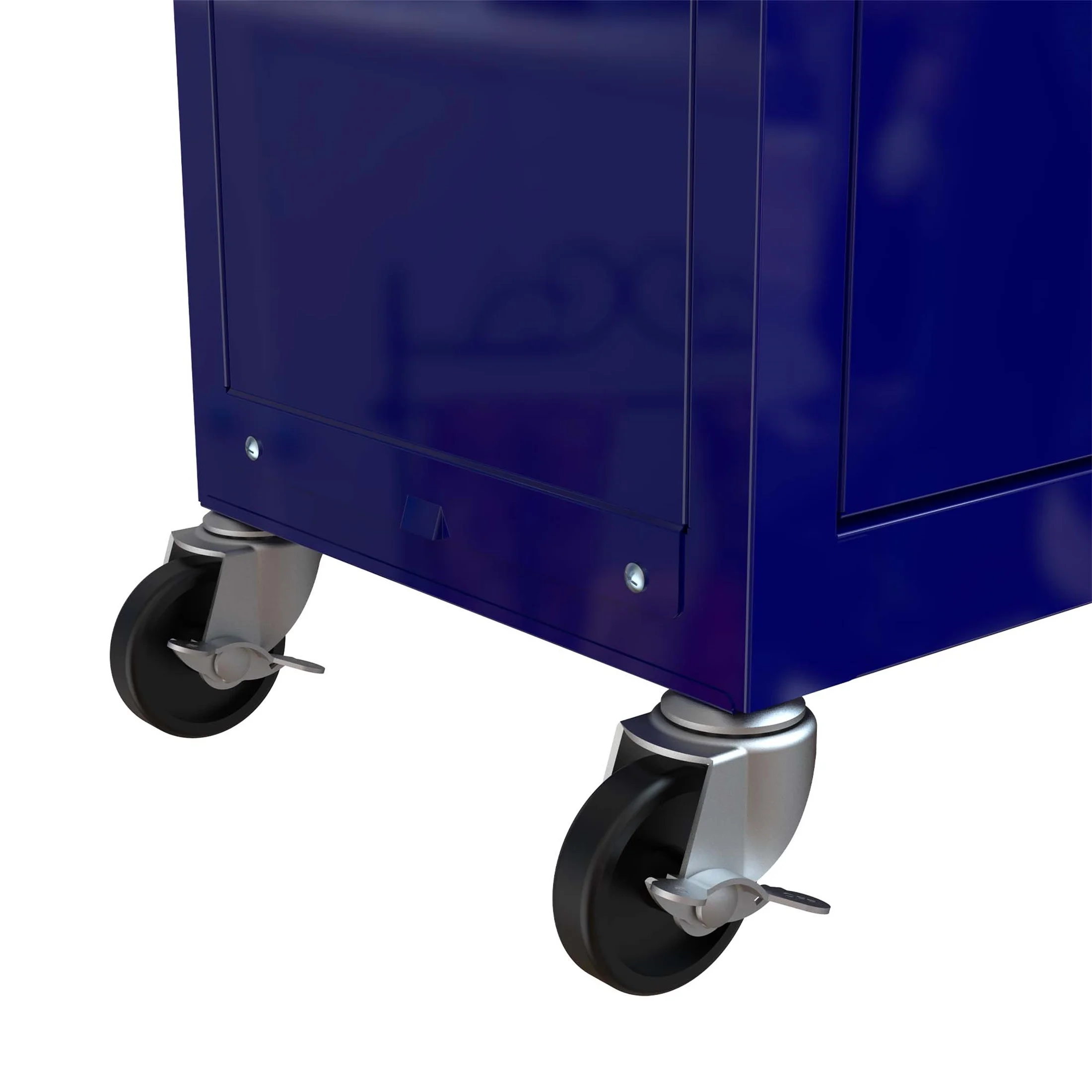 Aukfa Tool Chest, 2 in 1 Steel Rolling Tool Box & Cabinet On Wheels for Garage, 8-Drawer, Blue