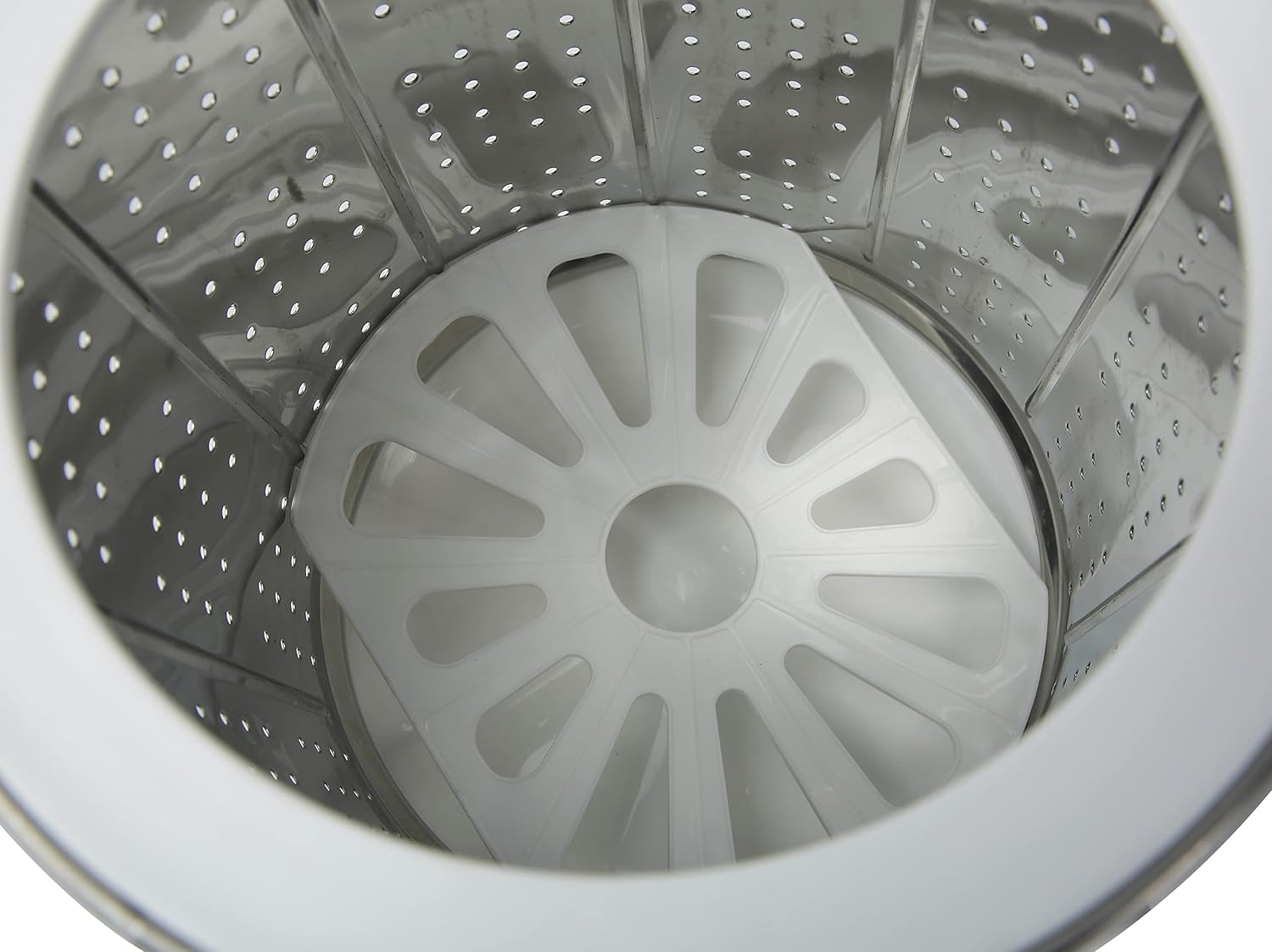 The Laundry Alternative Drop Compact Washer - Countertop Washing Machine & Spinner, Space Saver, Stainless Steel Drum, Apartment-Friendly, Convenient Drain Hose, Easy Cleaning, 4.4 lb. Capacity