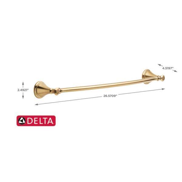 Delta Cassidy 5 Piece Bathroom Hardware Set Finish: Champagne Bronze