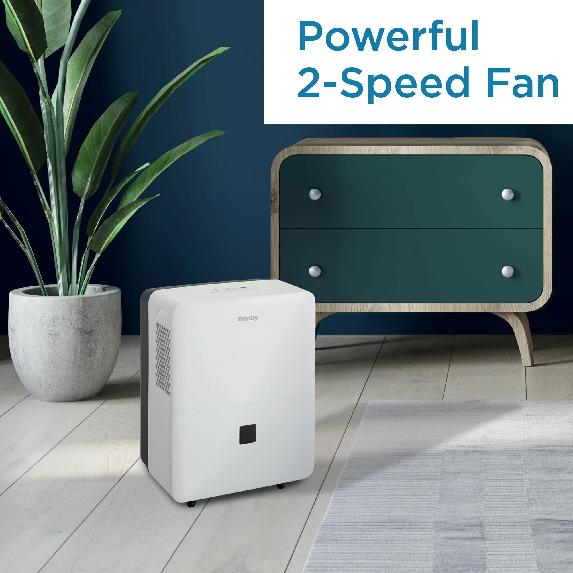 Danby Dehumidifier: 30 pint (14.2 L), controls humidity in spaces up to 2,000 sq. ft. | DDR030BJWDB-ME