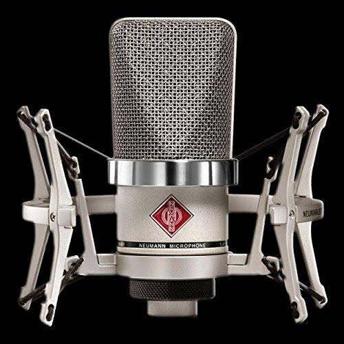 Neumann TLM 102 Studio Set Cardioid Large Diaphragm Condenser Microphone Set Nickel