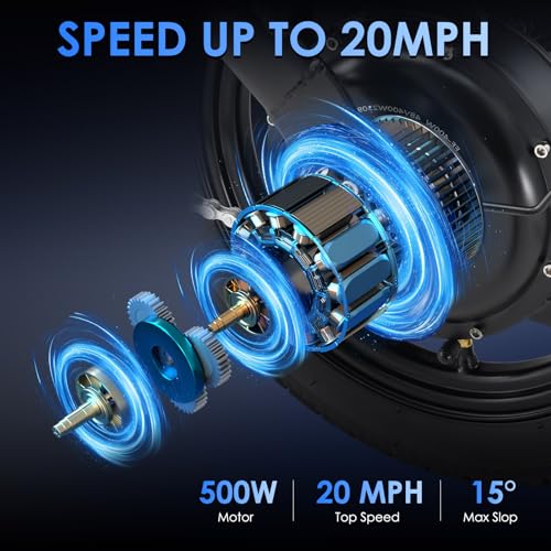 E14 Electric Bike for Adults 500W Motor, Folding Ebike 14" Adults Electric Bicycles, 48V 13Ah Removable Battery UL 2849 Certified, 25 Miles PAS Range