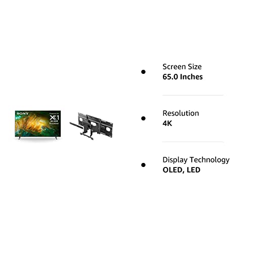 Sony X800H TV: 4K Ultra HD Smart LED TV with HDR and Alexa Compatibility - 2020 Model