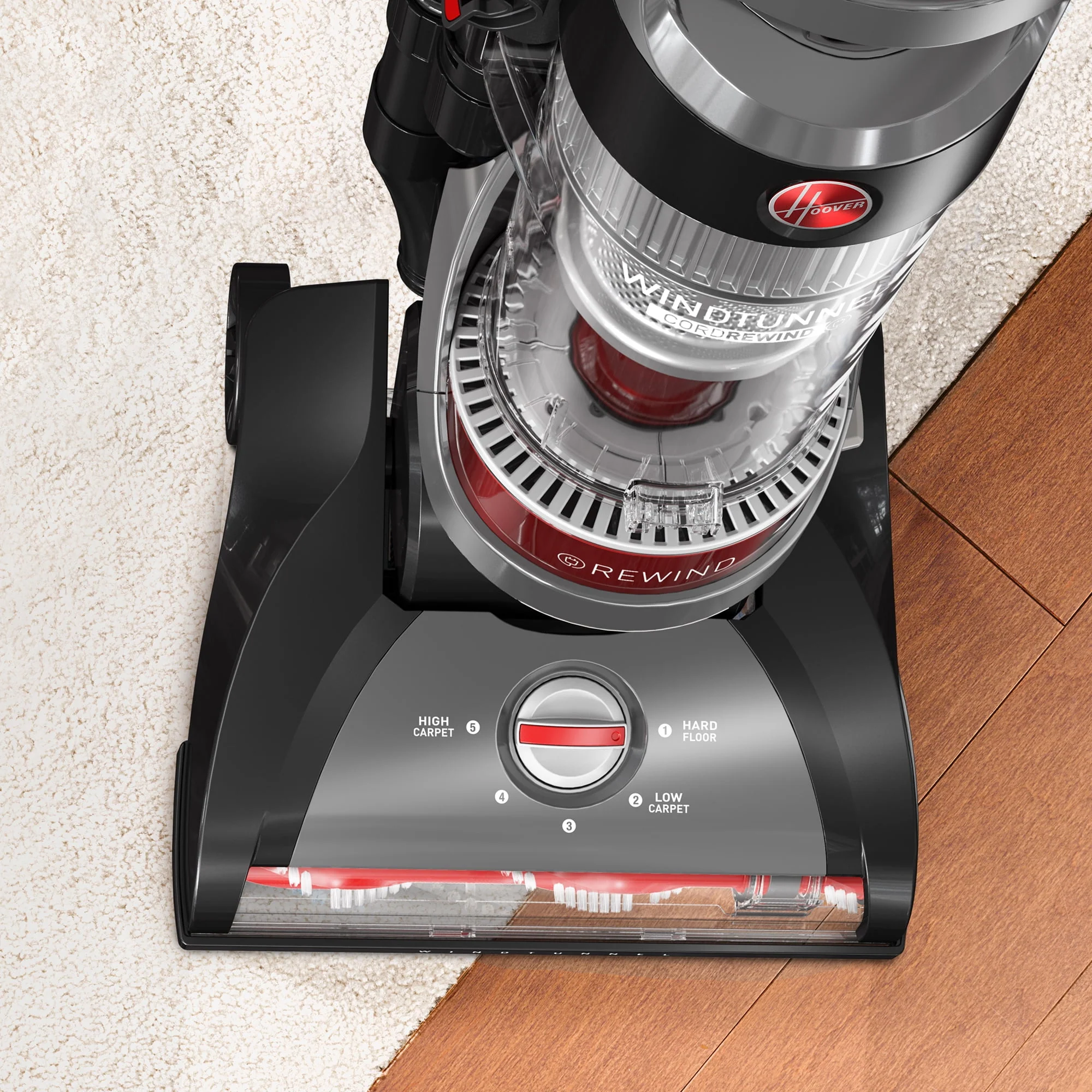 Hoover WindTunnel Rewind Upright Vacuum Cleaner, UH71330
