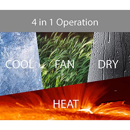 LG BTU Window Air Conditioner with Supplemental Heat