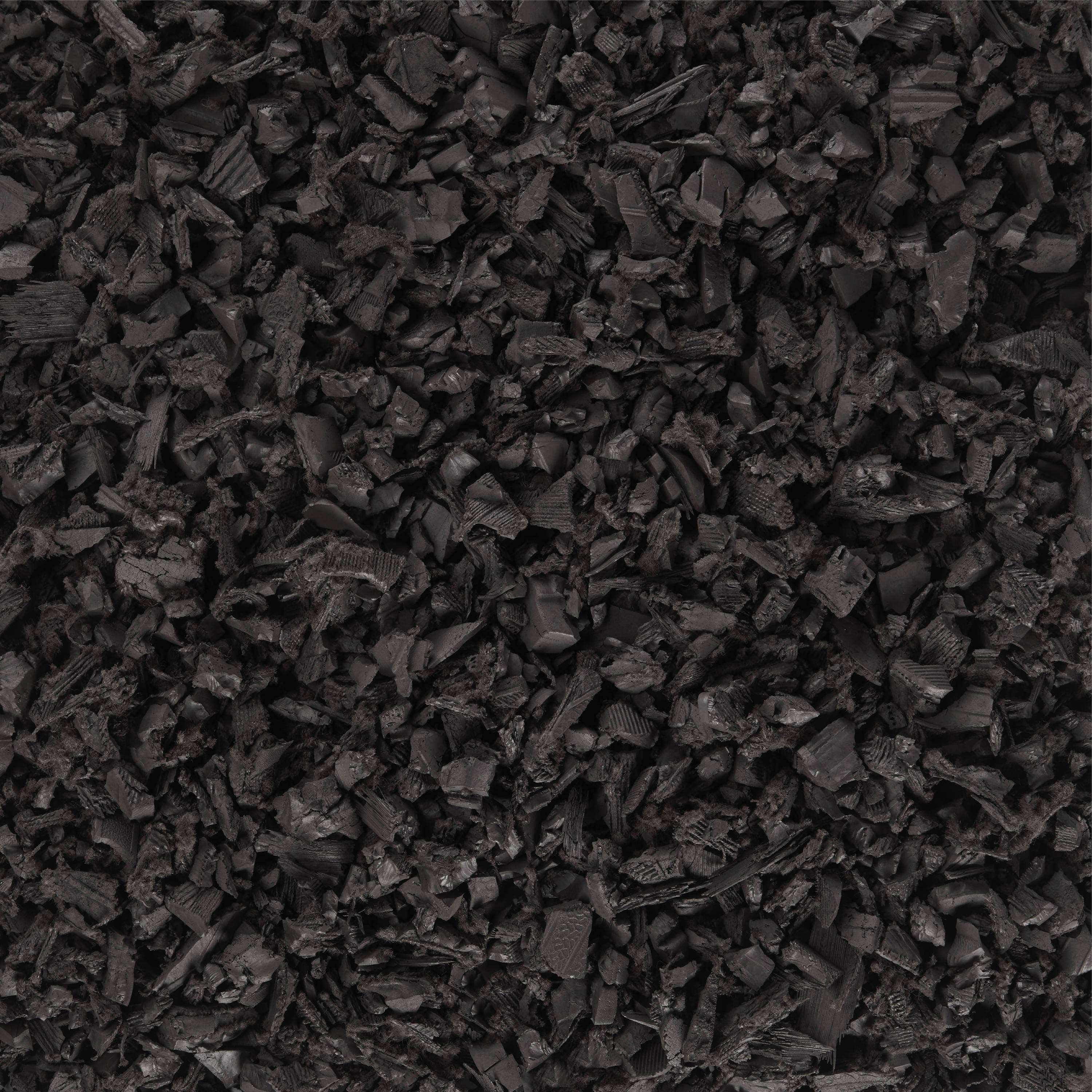 NuScape 37.5-cu ft Black Bulk Rubber Mulch (Ipema Certified) | LNS40BK25