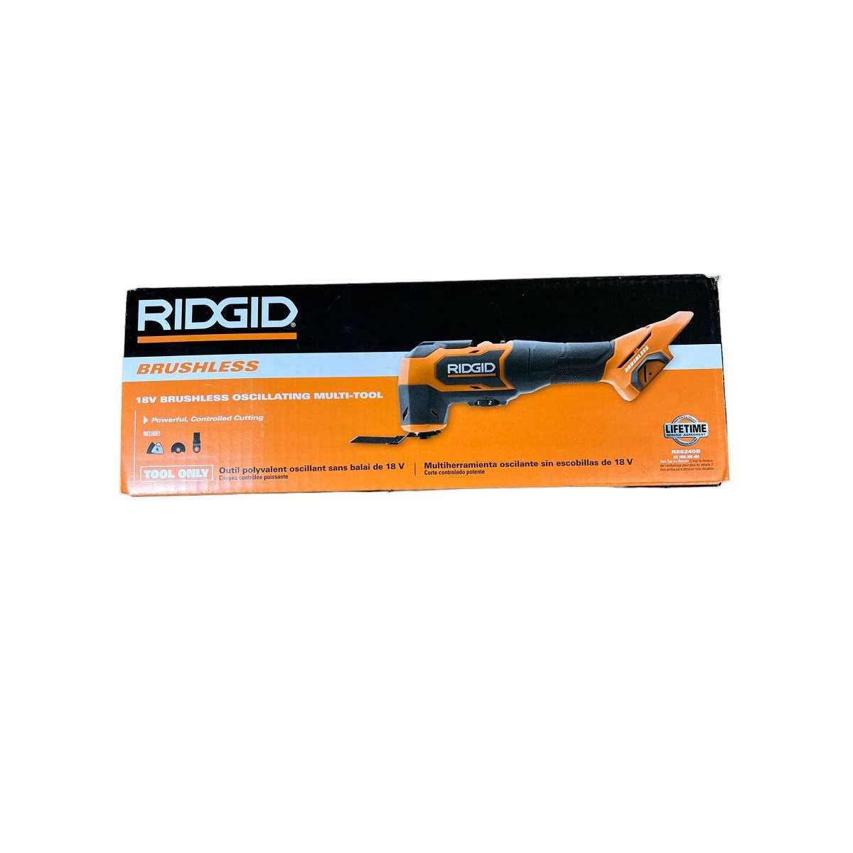 RIDGID 18V Brushless Cordless Oscillating Multi-Tool - Shop Hardware Tools Online Store