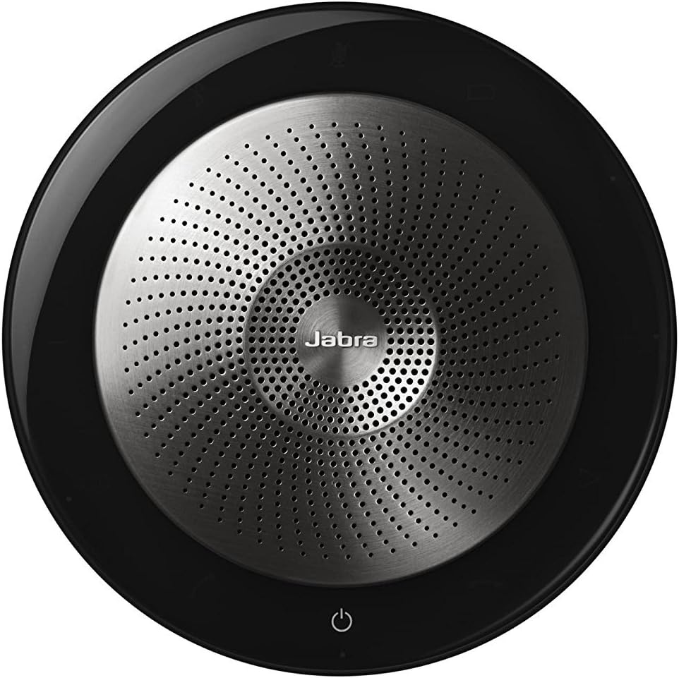 Jabra Speak 510 MS Wireless Bluetooth Speaker for Softphone and Mobile Phone – Link 370 USB Included – Easy Setup, Portable Speaker for Holding Meetings Anywhere with Outstanding Sound Quality