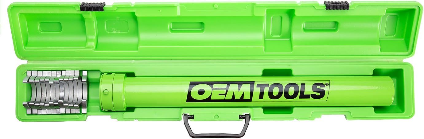 OEMTOOLS 27178 Master Inner Tie Rod Tool Set, Remove & Install Tie Rods in Cars, Pickups, and SUVs, Includes 12 Crowfoot Adapters & 1/2 Inch Drive Tube