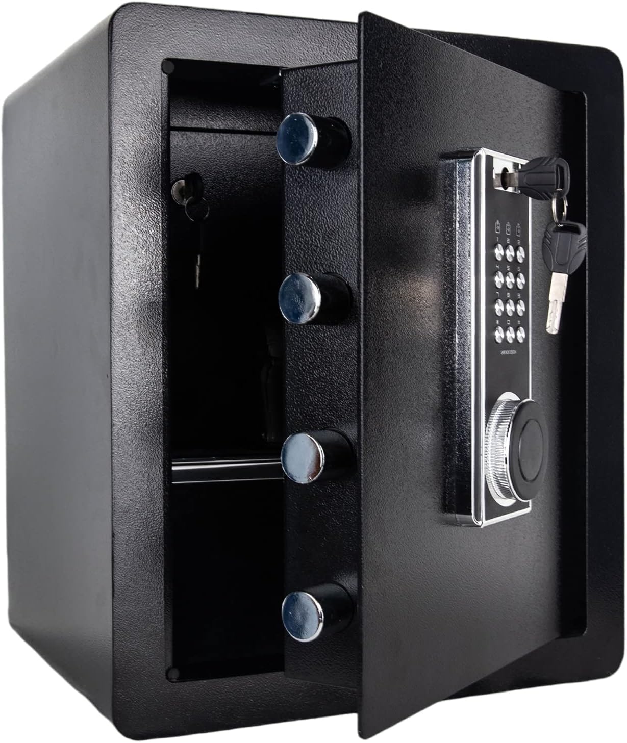 2.05 Cub Security Safe and Safe Box with Digital Keypad,Fireproof Safe with Inner Cabinet LED Light,Money Safe box for Home Hotel Business