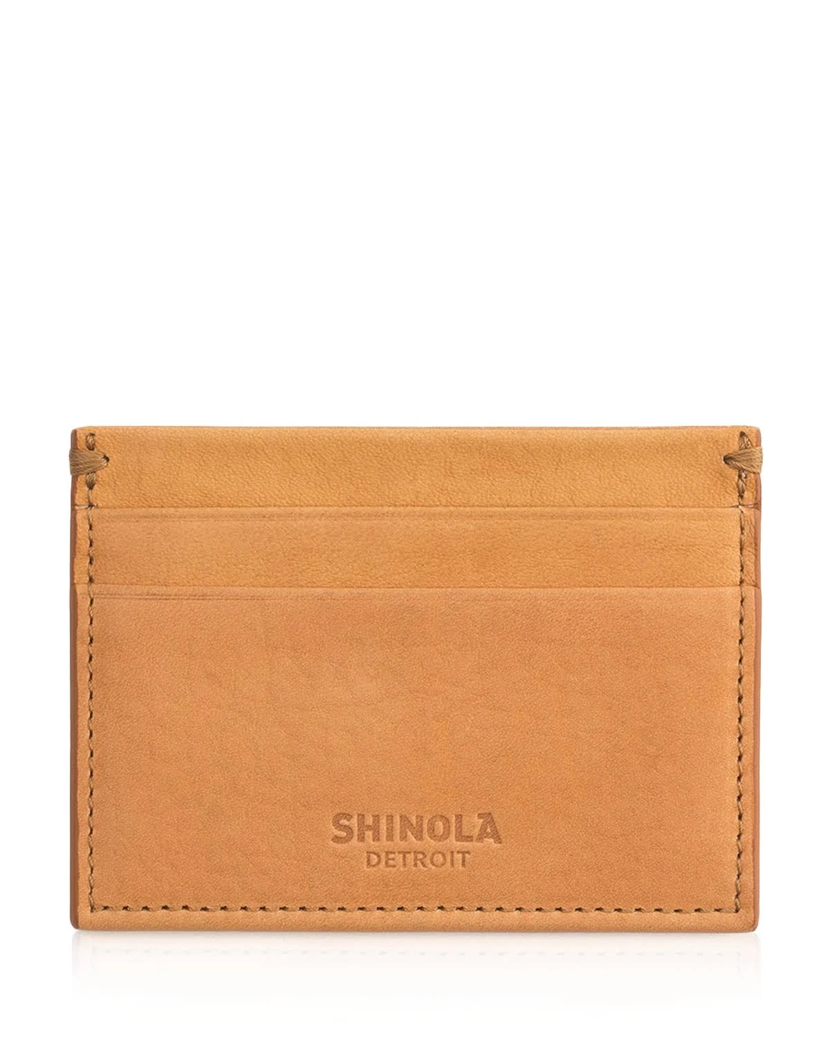 Shinola Five-Pocket Leather Card Case, Bourbon, Men&s