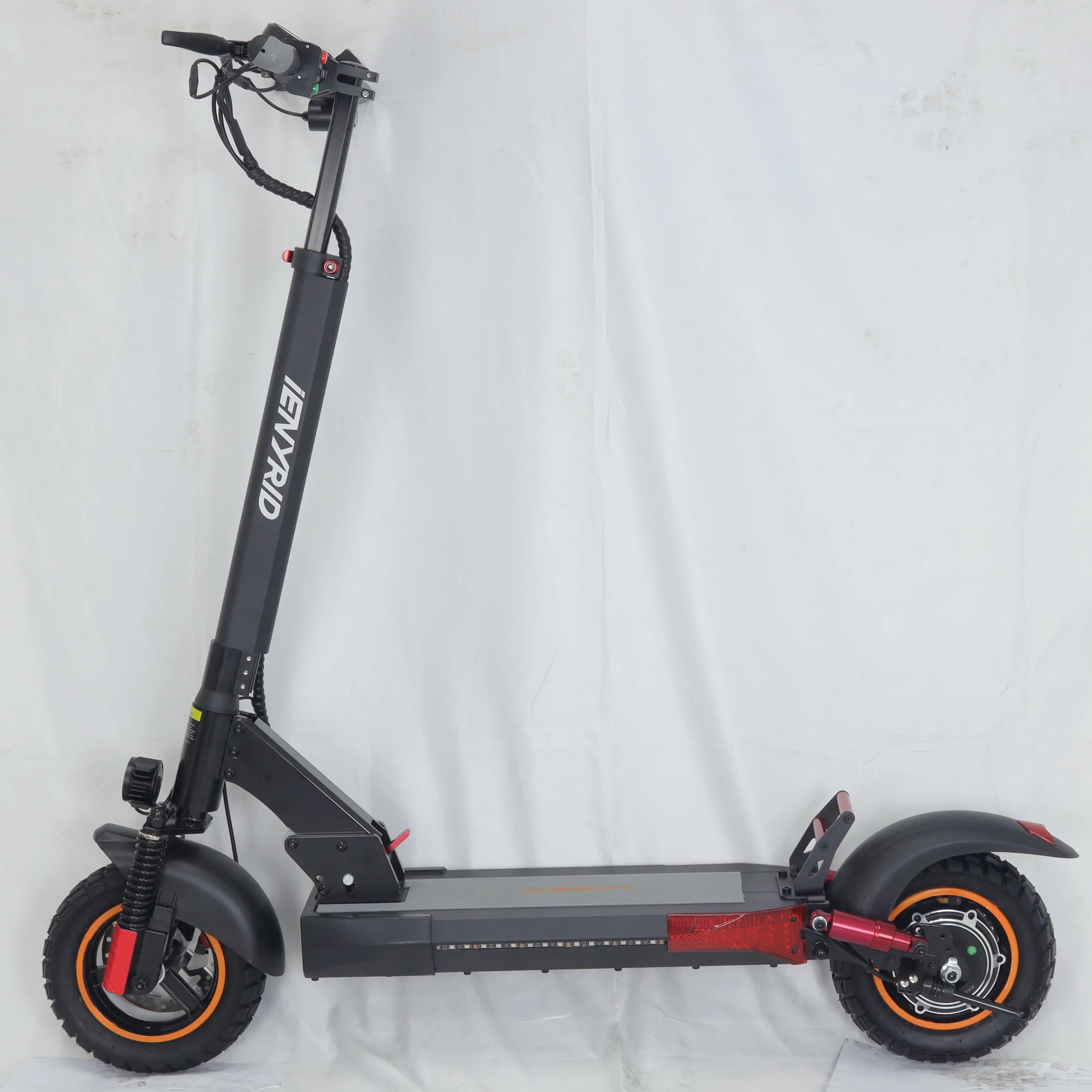 IENYRID Electric Scooter with Seat, 10" Pneumatic Tires, Max 22-31 Mile Long Range and 28Mph Power by 600W Motor, Foldable Escooter for Adult Teens