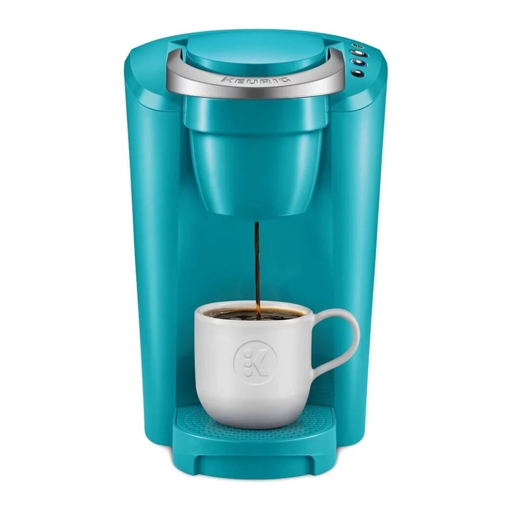 Keurig K-Compact Single-Serve Coffee Maker (Turquoise)  with Tumbler Bundle
