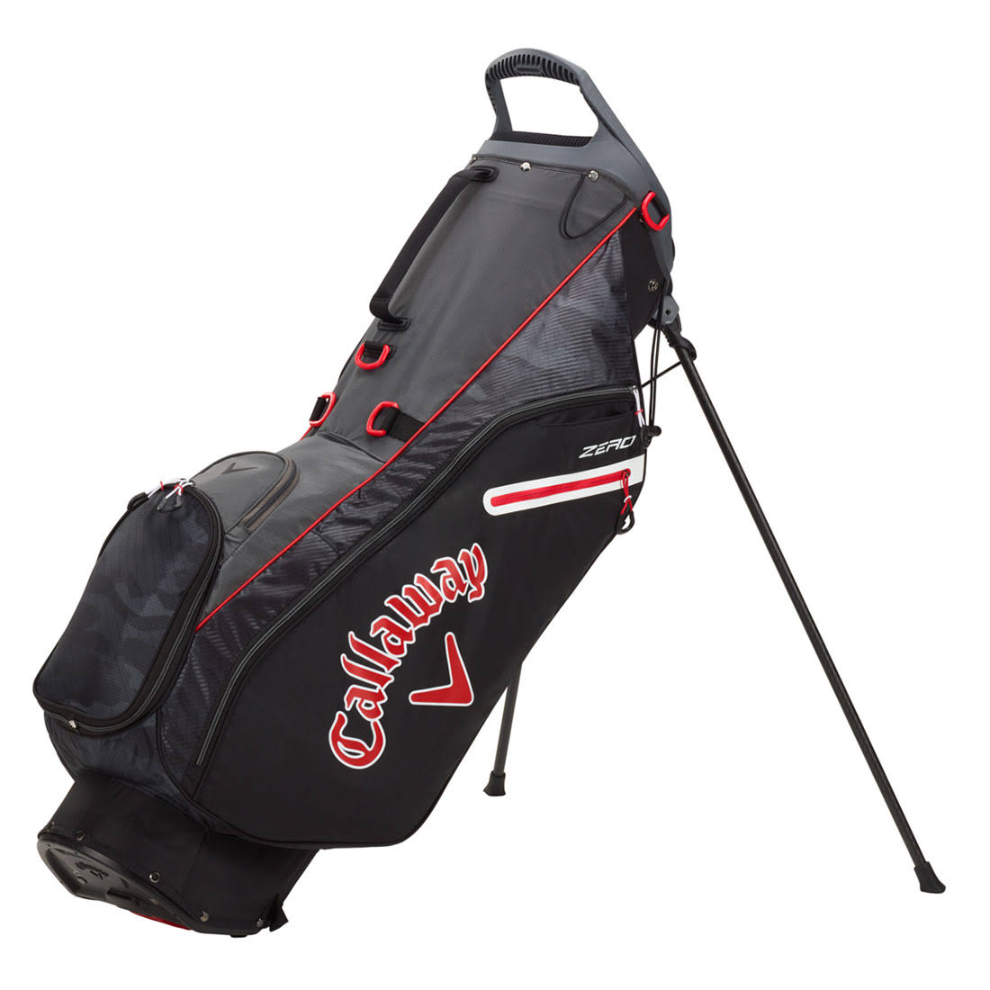 Callaway Hyperlite Zero Single Strap Stand Bag Black Camo/Charcoal