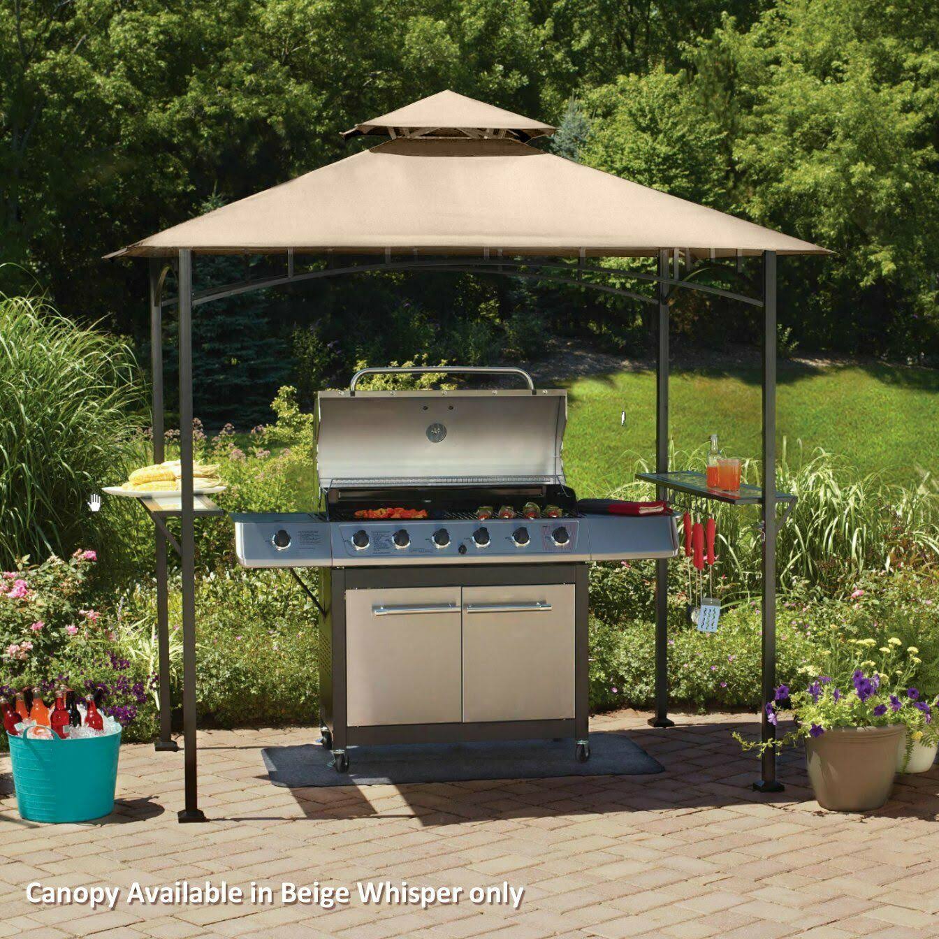 Garden Winds Grill Shelter Replacement Canopy for Model L-gz238pst-11