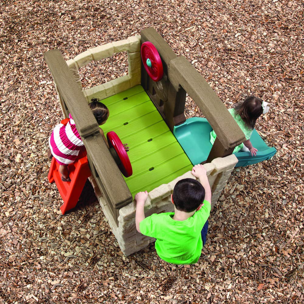 Step2 Naturally Playful Woodland Climber II Outdoor Activity Center with Slide