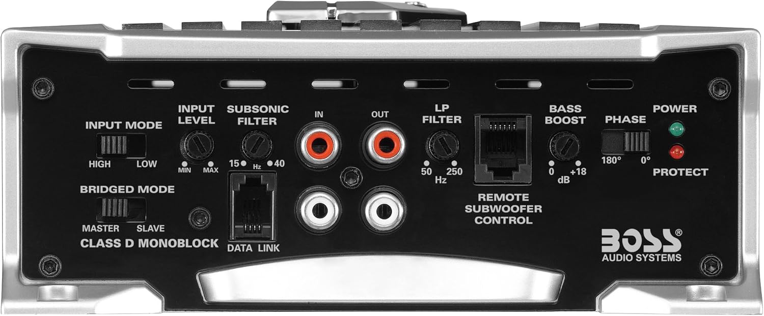 BOSS Audio Systems AR3000D Class D Car Amplifier - 3000 Watts, 1 Ohm Stable, Digital, Monoblock, Mosfet Power Supply