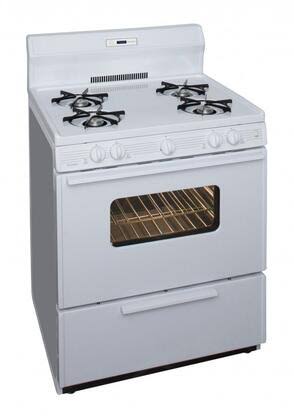 Premier SFK220OP 30x22 Freestanding Gas Range with 4 Burners in White