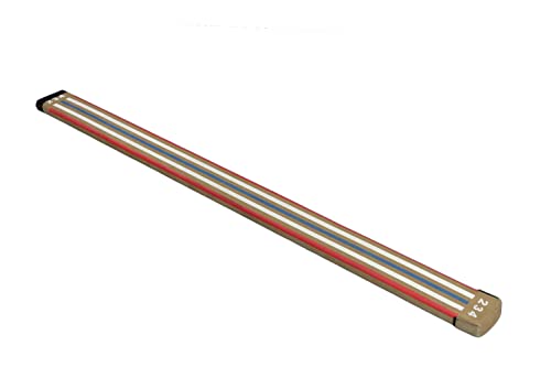Tumbl Trak 8 Ft Laser Balance Beam with Solid Wood Core Gymnastics Low Balance Training Beam