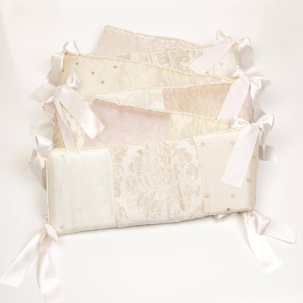 Glenna Jean Victoria 4 Piece Baby Crib Bedding Set with Bumper