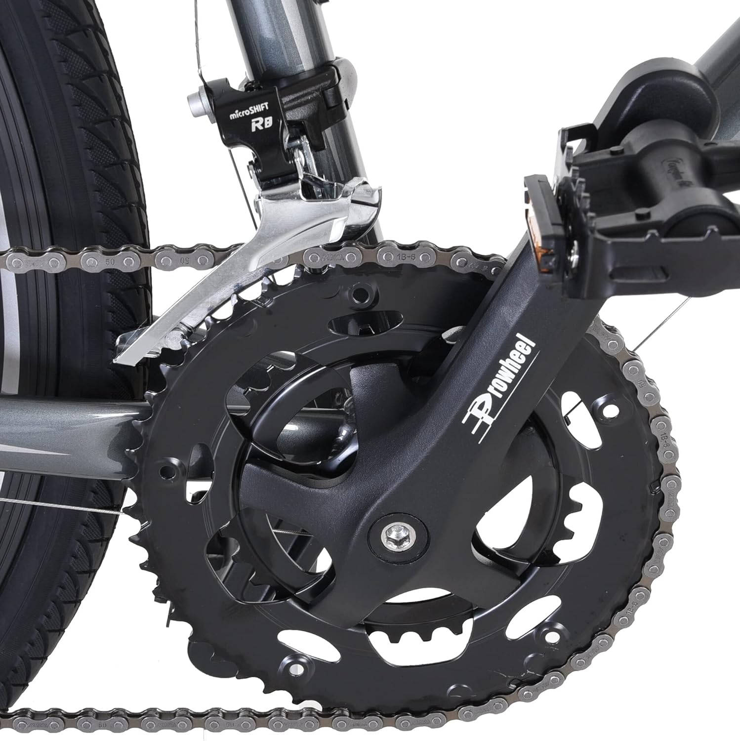 Vilano Gravel Bike with Disc Brakes, 14 Speeds, Road and Trail Bicycle Drop Bars