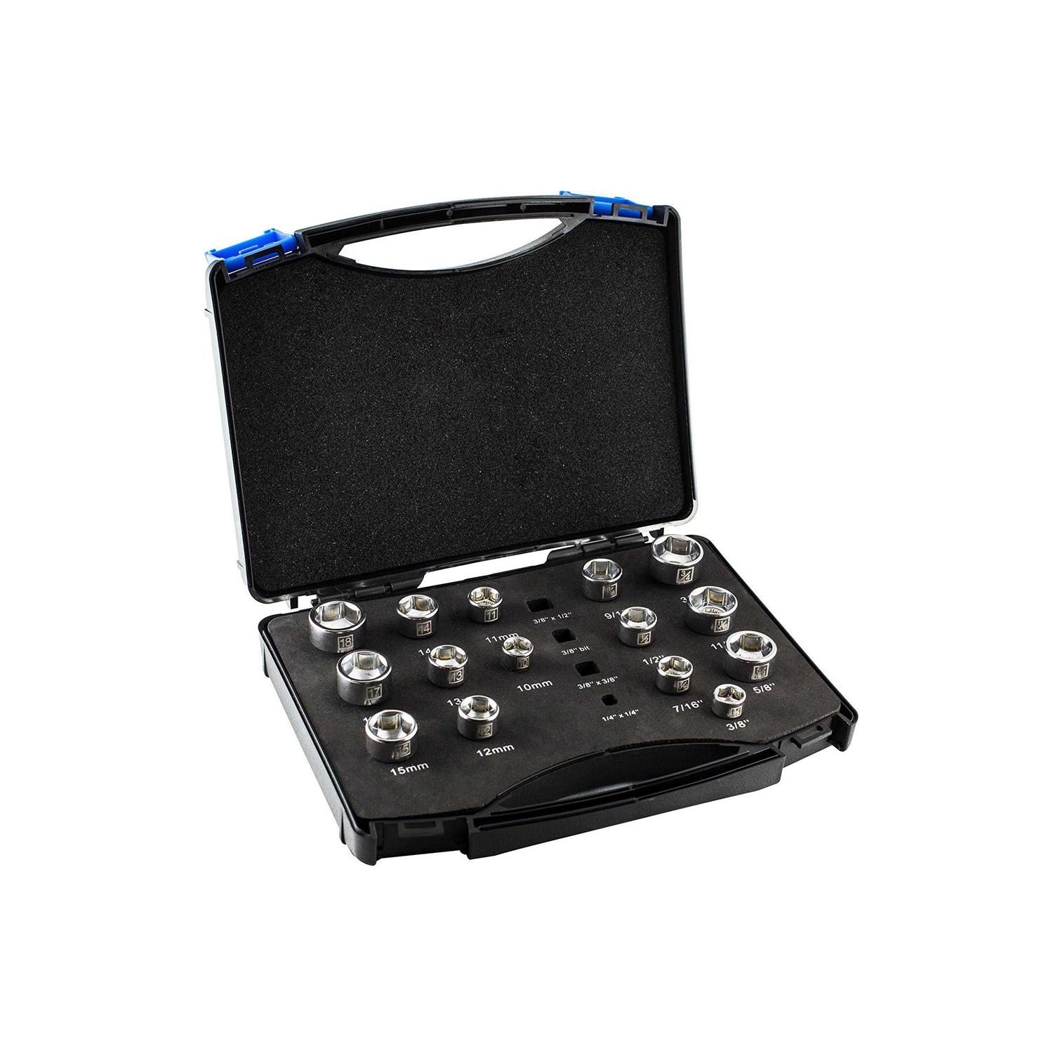 3/8 inch Professional Extension Wrench and Low Profile Socket Kit - Shop Hardware Tools Online Store