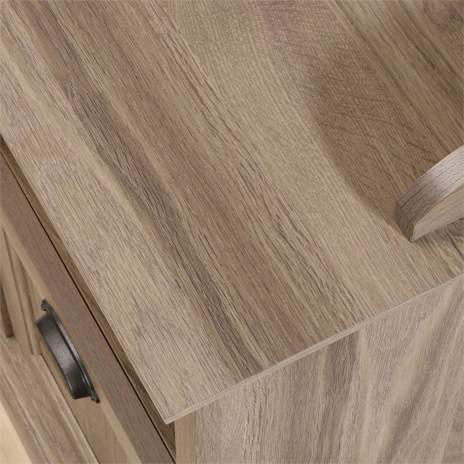 Sauder Barrister Lane L-Desk, Salt Oak Finish