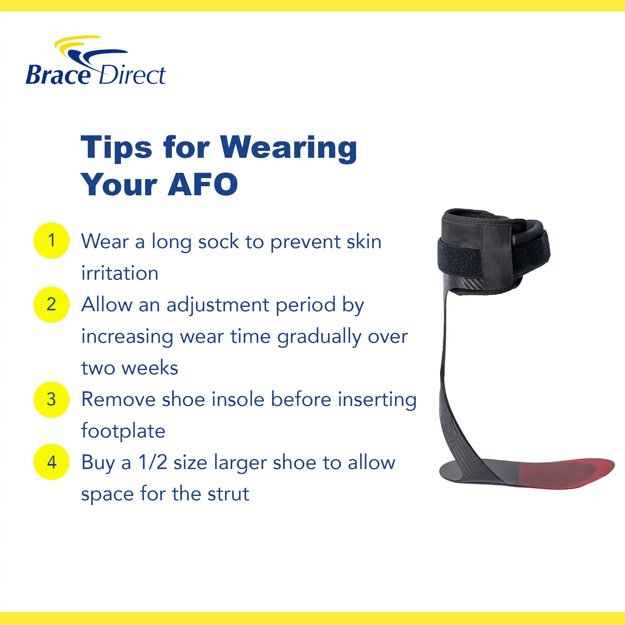 Elite Spiral AFO Rehabilitator Lightweight Carbon Fiber for Active Individuals Guardian PDAC L1951 by Brace Direct - Curated Treasures Market