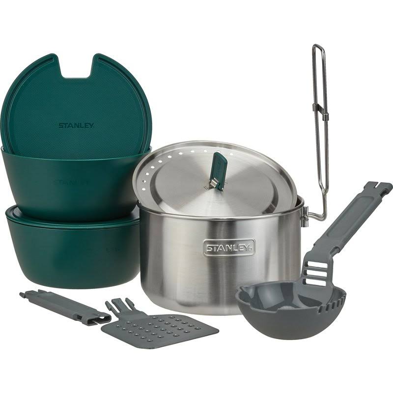 Stanley Adventure All-in-One Two Bowl Camp Cook Set - Stainless Steel