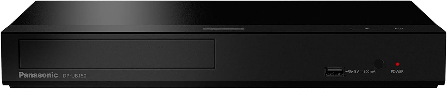 Panasonic 4K Blu Ray Player, Ultra HD Premium Video Playback and Hi-Res Audio - DP-UB150-K (Black)